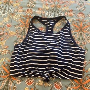 Long line sports bra